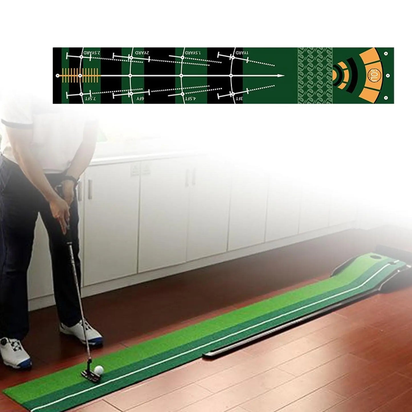 Golf Putting Mat Gift for Golfer Golfing Accessory Lightweight