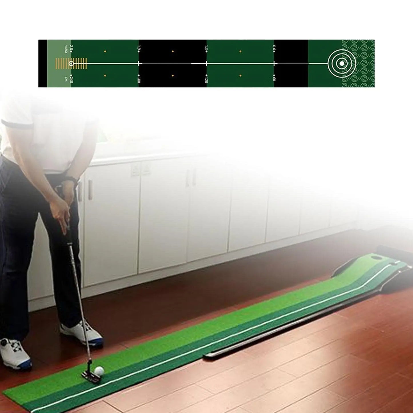 Golf Putting Mat Practical Golf Practice Mat for Park Office Indoor