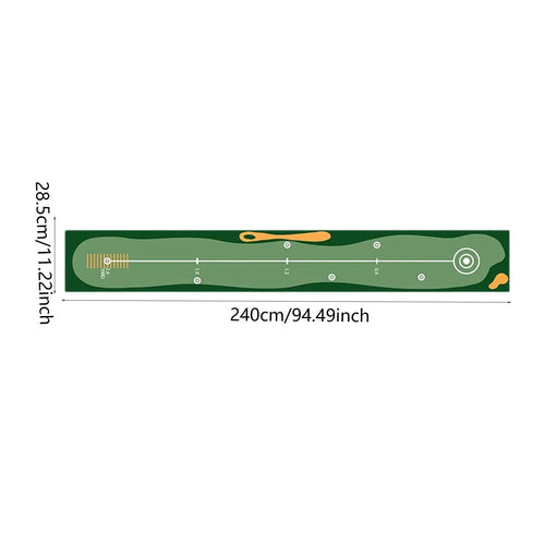 Golf Putting Mat Gift for Golfer Golfing Accessory Lightweight