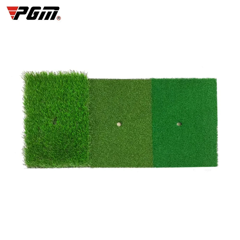 PGM Golf Hitting Mat Indoor Outdoor Mini Practice Durable PP Grass Pad