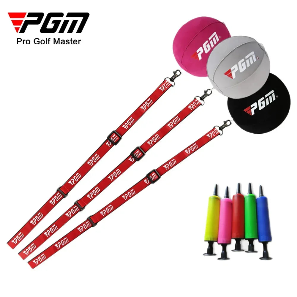 PGM Inflatable Golf Smart Ball Trainer Portable Swing Arm Corrector