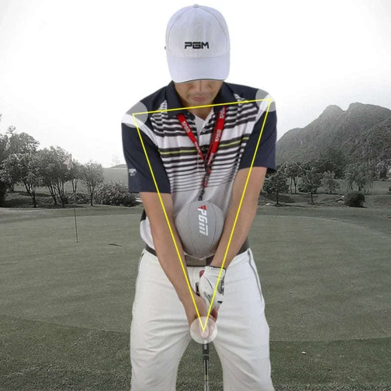 PGM Inflatable Golf Smart Ball Trainer Portable Swing Arm Corrector