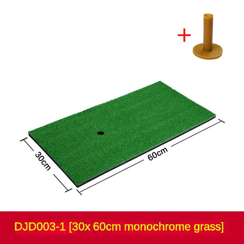 PGM Golf Hitting Mat Indoor Outdoor Mini Practice Durable PP Grass Pad