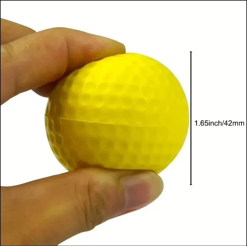 10 Foam Golf Practice Balls, Soft Balls for Indoor or Outdoor