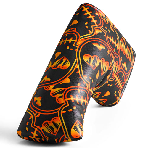 Golf Putter Head Covers Blade Club Headcover PU Leather Protector