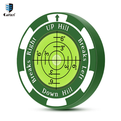 Caiton Golf Marker with Magnetic Hat Clip - High Precision Green