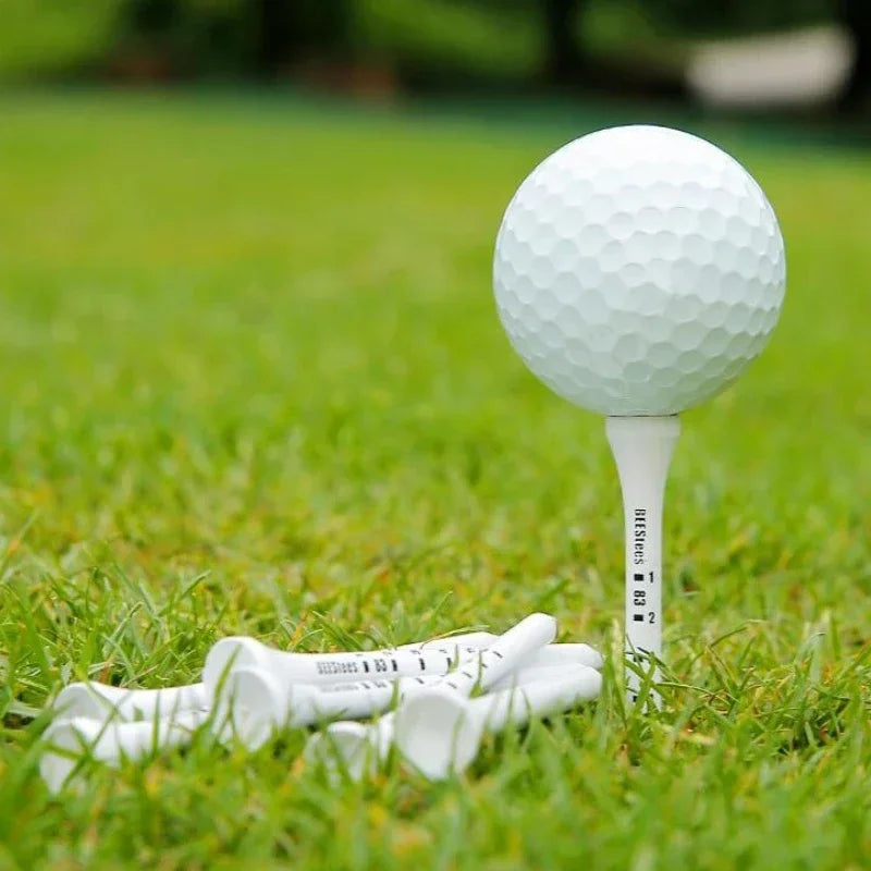 PGM 50pcs Durable Wooden Golf Seats Stabilizes Ball On The Course to