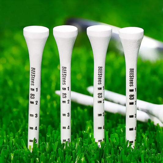 PGM 50pcs Durable Wooden Golf Seats Stabilizes Ball On The Course to