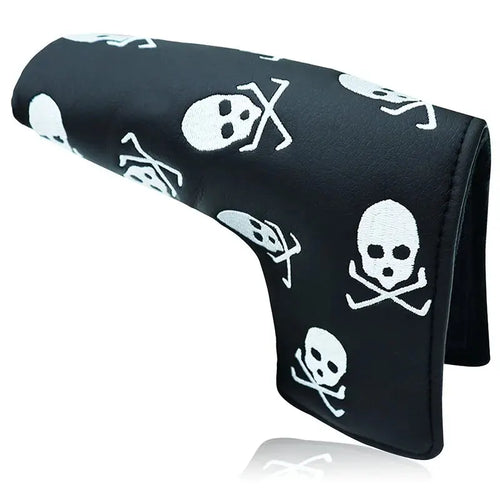 Golf Putter Head Covers Blade Club Headcover PU Leather Protector
