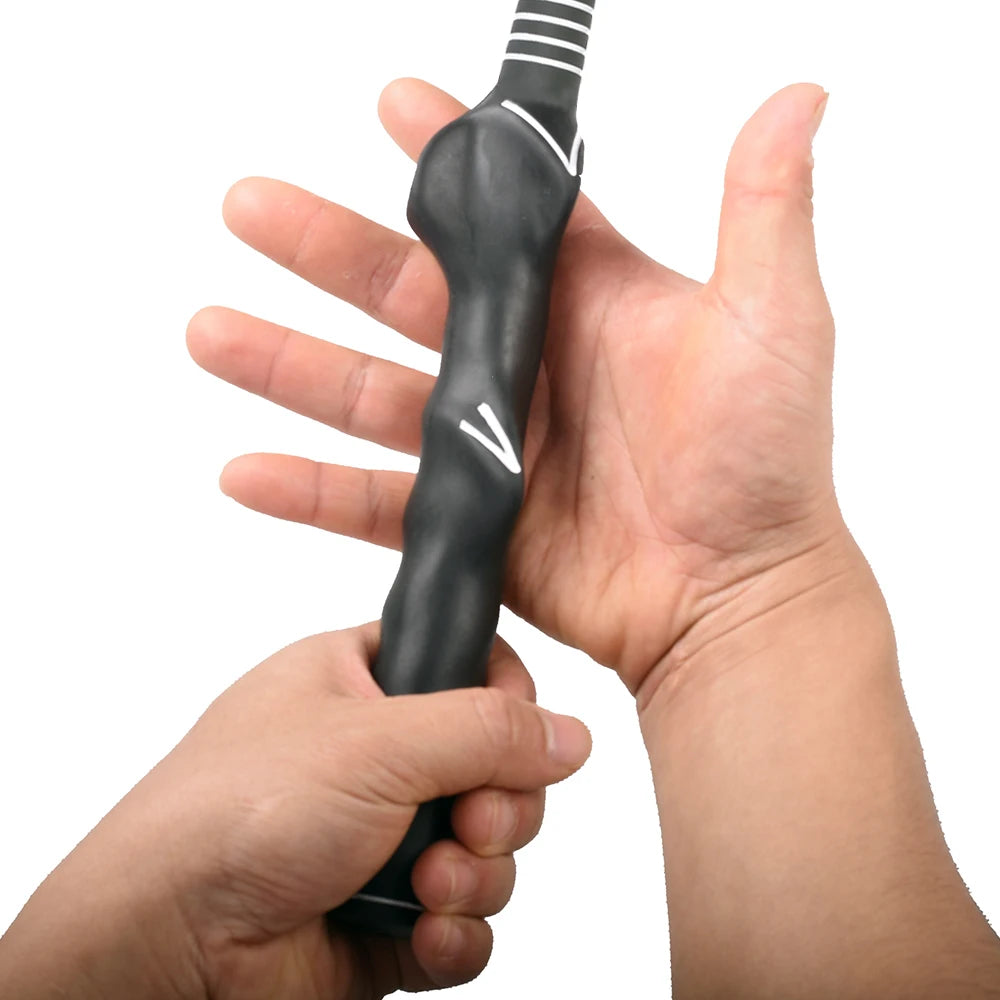 High Quality Durable Golf Rubber Hand Shape Grip Exercise Pole Grip