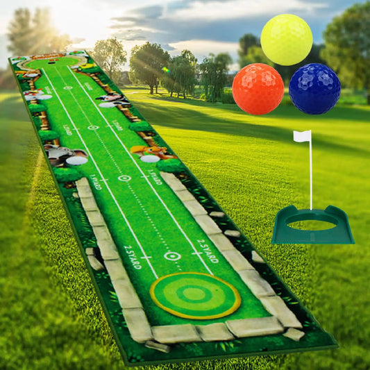 Golf Putting Mat Gift for Golfer Golfing Accessory Lightweight