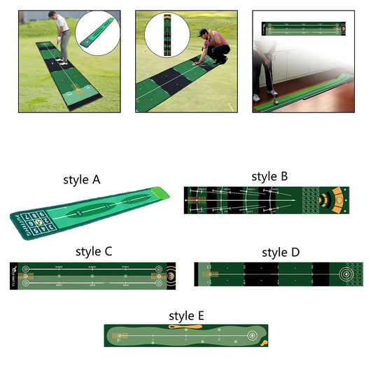 Golf Putting Mat Practical Golf Practice Mat for Park Office Indoor
