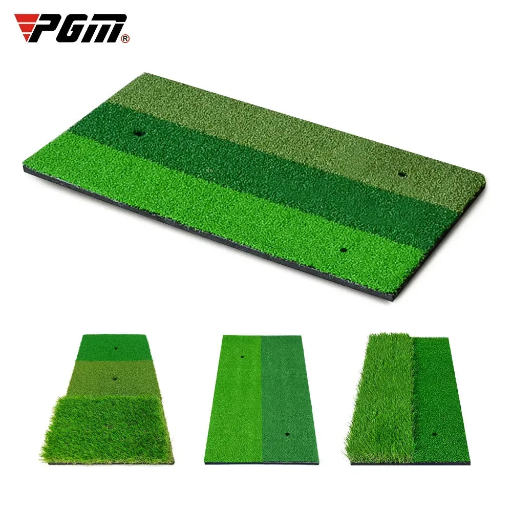 PGM Golf Hitting Mat Indoor Outdoor Mini Practice Durable PP Grass Pad